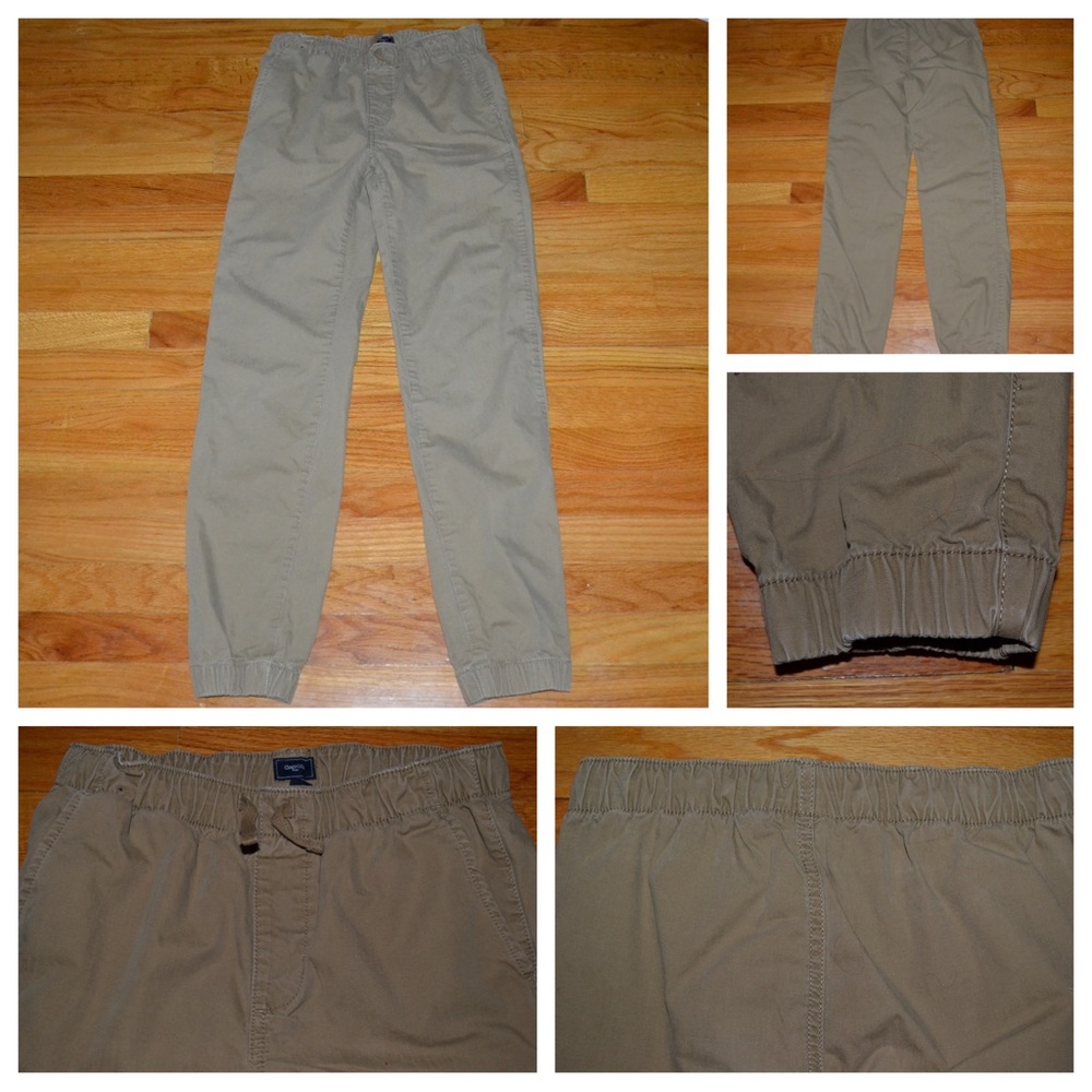 Youth boys GAP Kids khaki chino joggers, size XXL